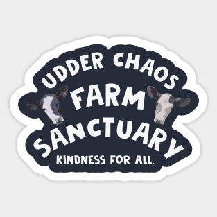 Kindness for All (white) Sticker